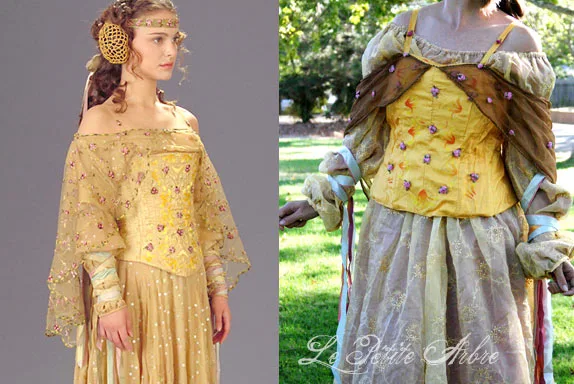 padme yellow dress Lakeside gown | Wookieepedia Star Wars 2 Attack of